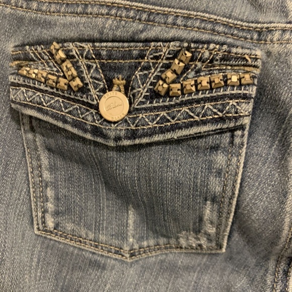 White House Black Market Denim Slim Crop Jean Pant Womans Reg 0 - Picture 4 of 12